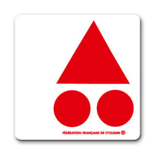Balise Dibond 10x10 rouge