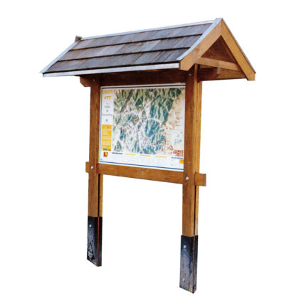 Mobilier bois avec toiture - Bardeau bois