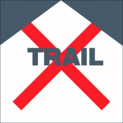 Balise TRAIL Fausse Route Polypro 12 x 12